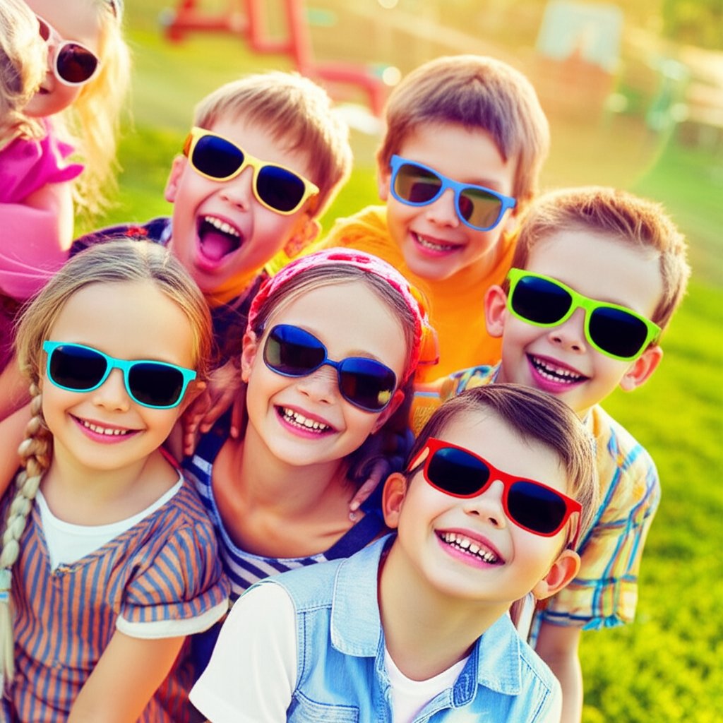 niños-usando-gafas-de-sol-protectoras-al aire libre-resaltando-la-seguridad-y-estilo-de-los-ojos