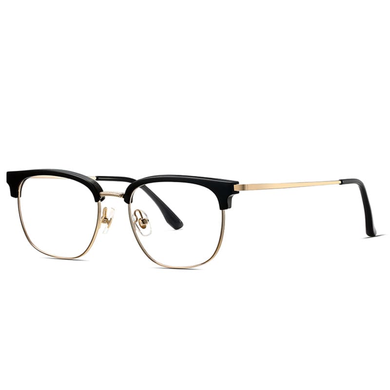 black gold acetate glasses