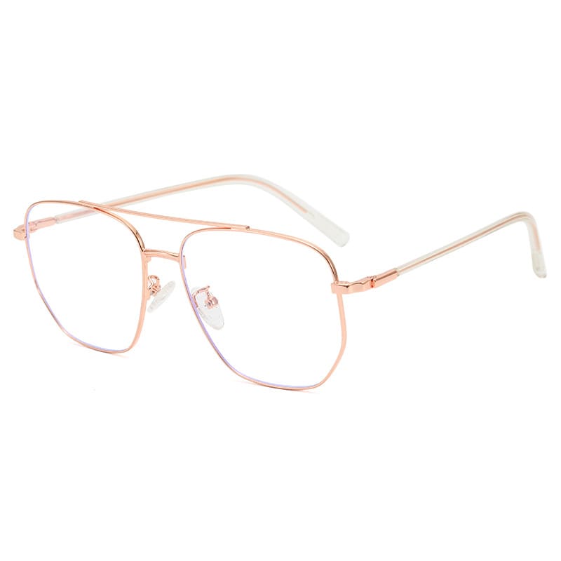 Rose gold double nose bridge