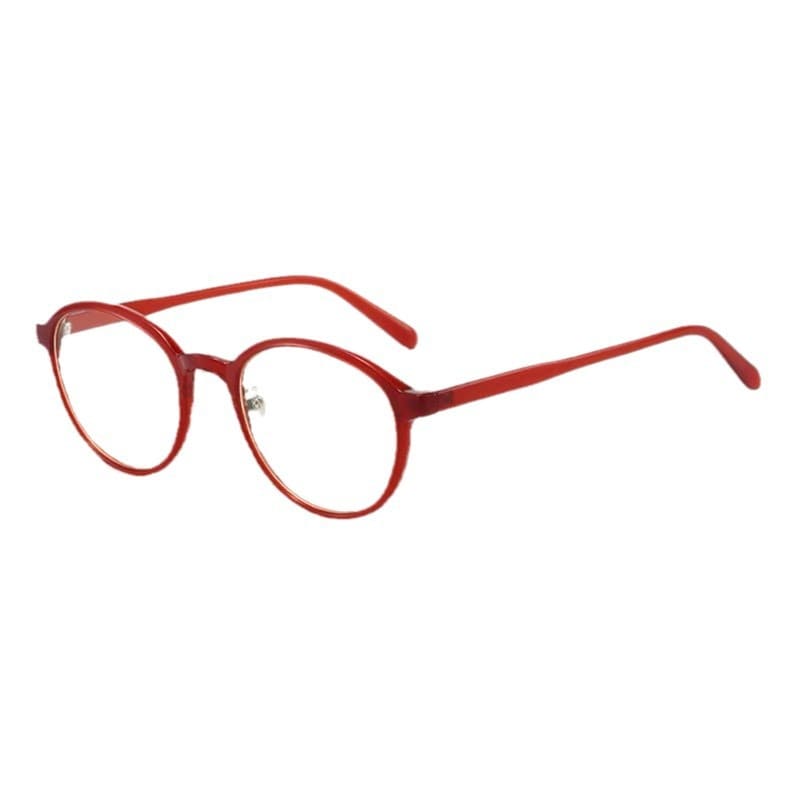 2025 Round Amber Reading Glasses Frame